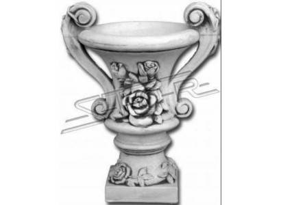 Vaso decorativo articolo da giardino terrazza vaso di fiori vasi bianchi.